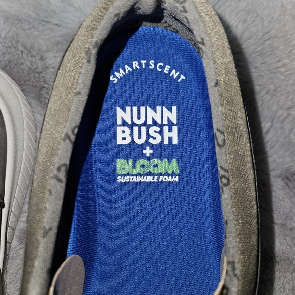 NEW! Nunn Bush Bloom Shoes Men's Size 10 Taupe Slip-On Loafers Comfort Walking - Picture 7 of 11